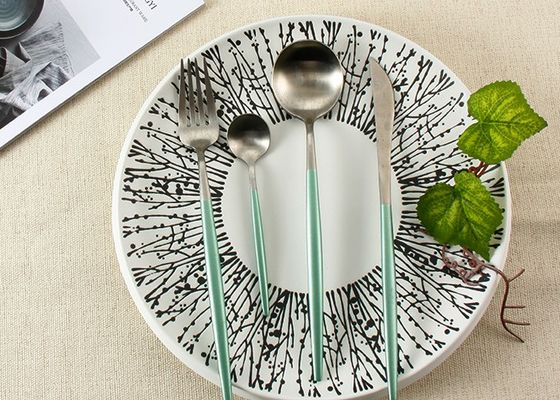 Electroplated 304 Stainless Steel Flatware Set 4pcs