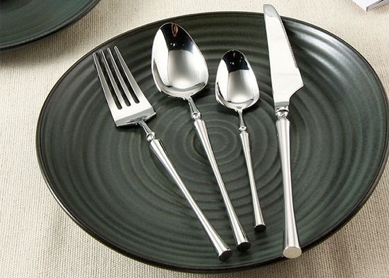 Corrosion Resistant SS304 Stainless Eating Utensils 4pcs