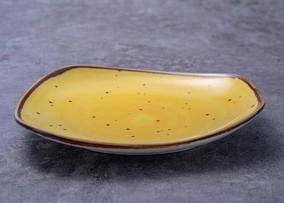 Irregular Color Glaze 7.25" 8.75" 10.5" Salad Serving Plates