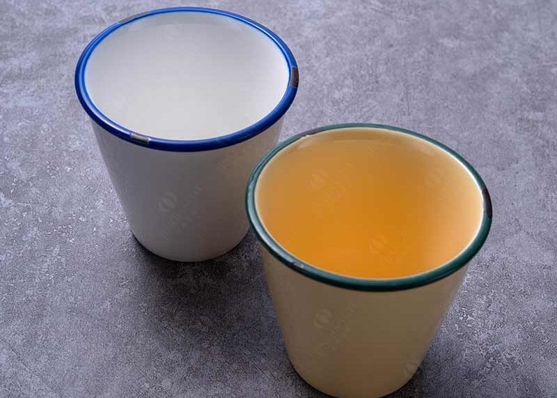 18Pc Enamel Ceramic Dinnerware Sets