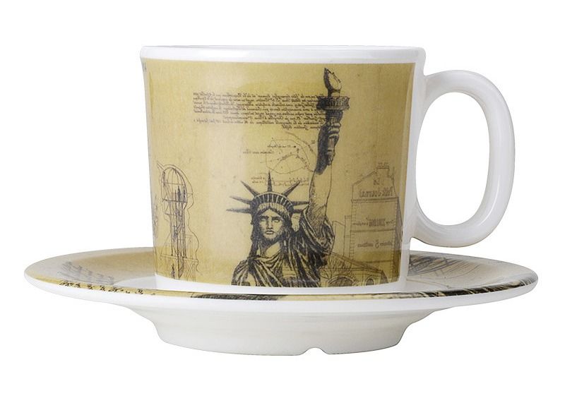 A Grade Custom Printed 180ml Plastic Melamine Cups Mugs